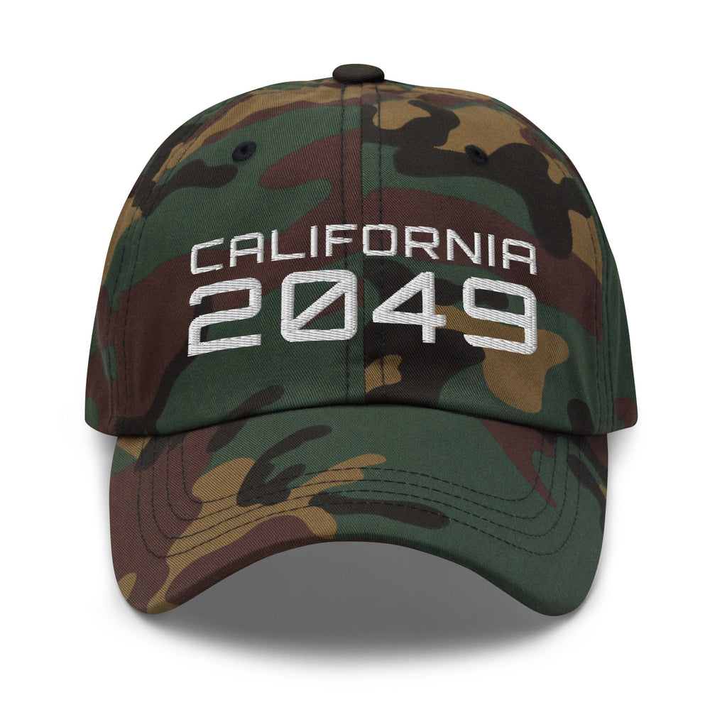 CALIFORNIA 2049 hat Embattled Clothing Green Camo 