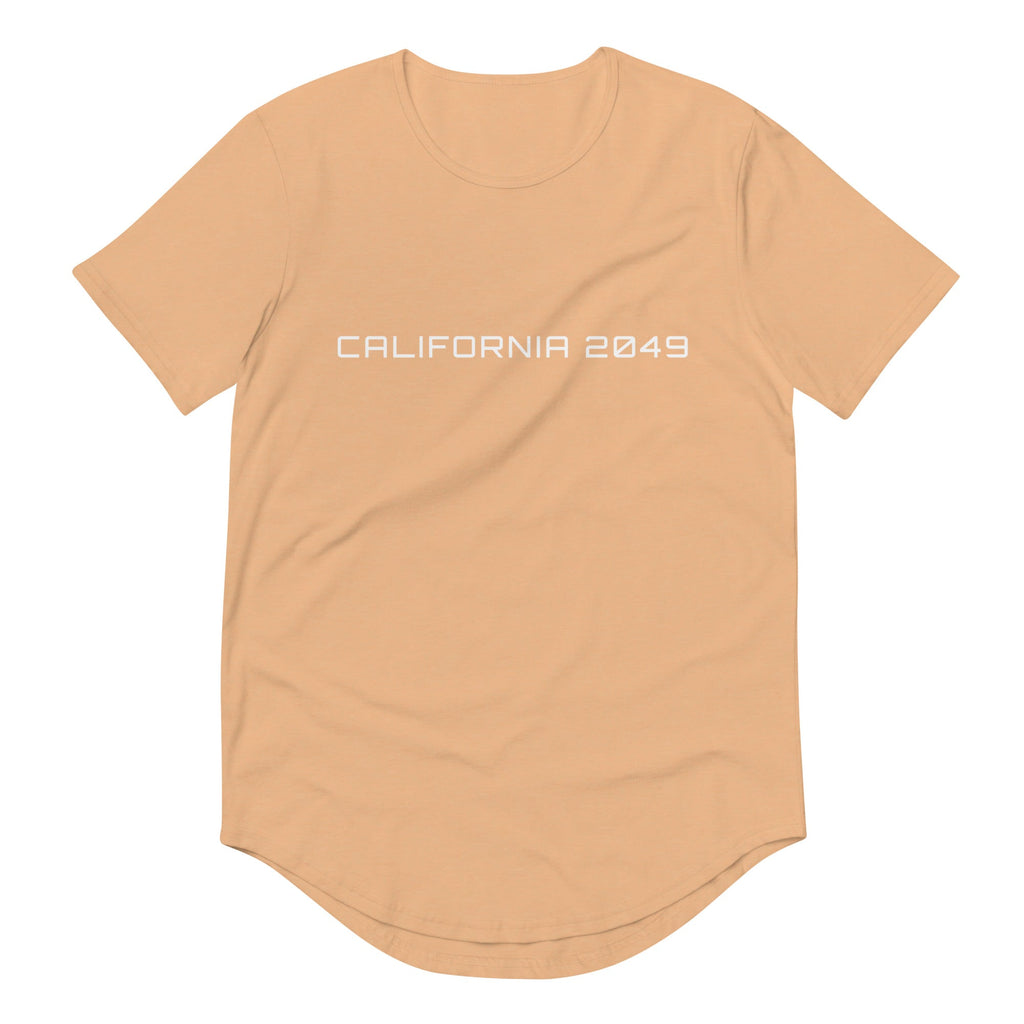 CALIFORNIA 2049 Men's Curved Hem T-Shirt Embattled Clothing Heather Sand Dune S 