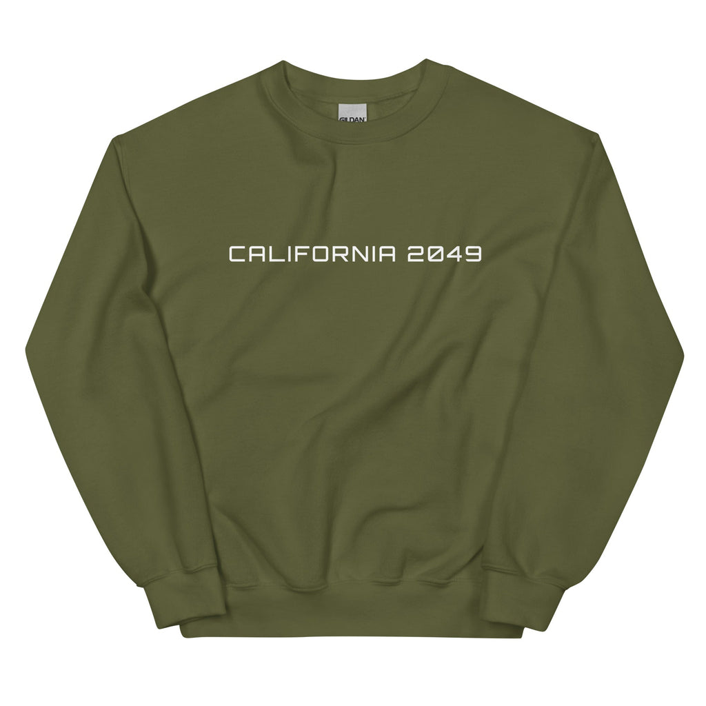 CALIFORNIA 2049 Sweatshirt Embattled Clothing Military Green S 