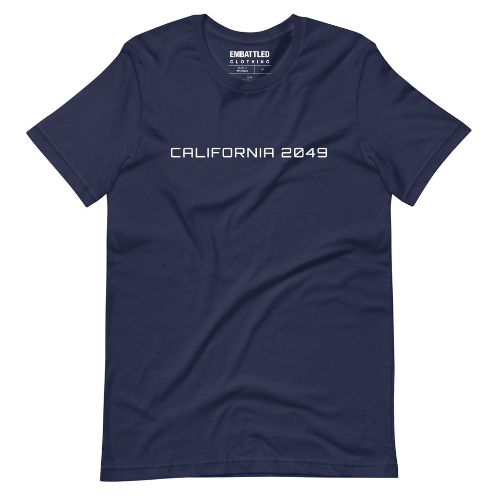 CALIFORNIA 2049 t-shirt Embattled Clothing Navy XS 
