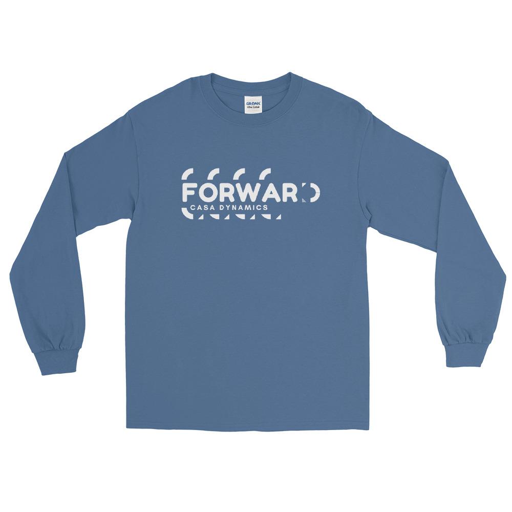 CASANOVA FORWARD (Casa-Dynamics) Men’s Long Sleeve Shirt Embattled Clothing Indigo Blue S 