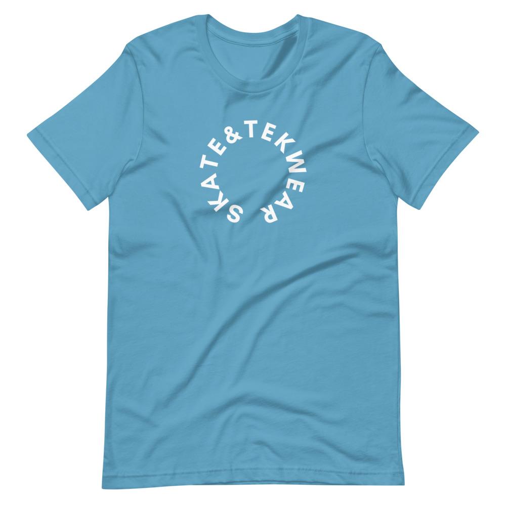 CASANOVA SKATE & TEKWEAR Short-Sleeve Unisex T-Shirt Embattled Clothing Ocean Blue S 