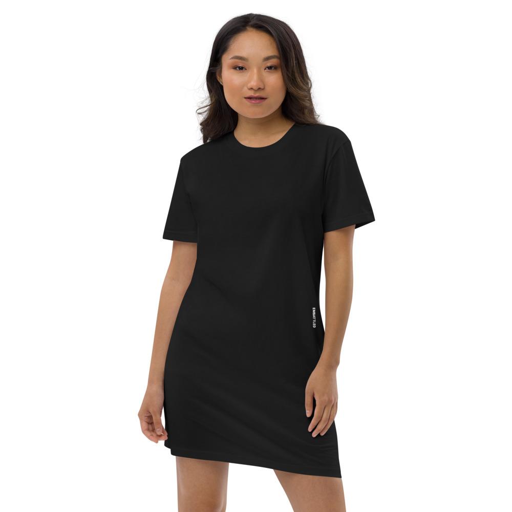 Ceres Organic cotton t-shirt dress Embattled Clothing Black XS 