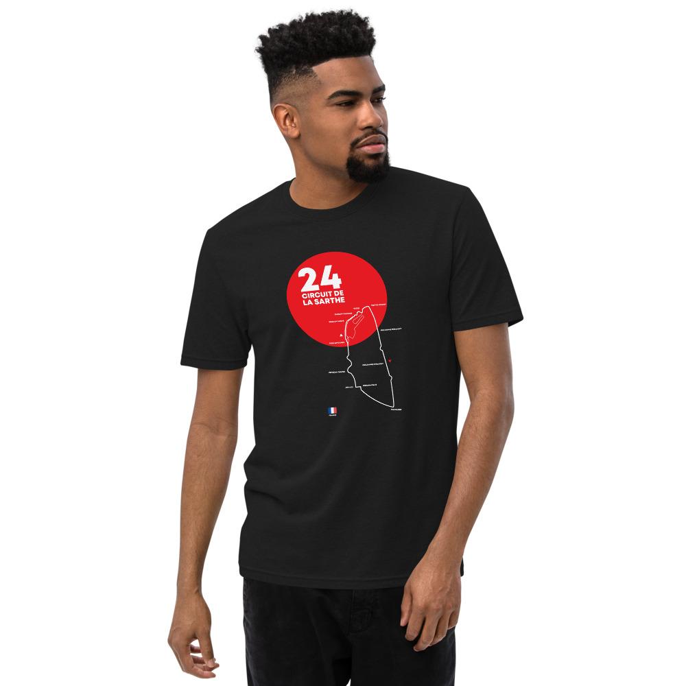Circuit 24 Hours of Le Mans recycled t-shirt Embattled Clothing Black S 