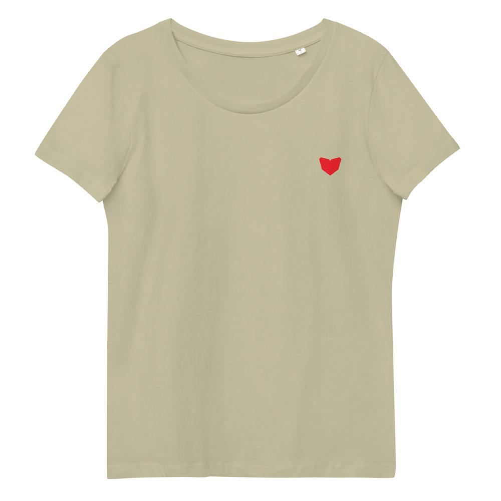 CYBER LOVE 2.0 Women's fitted eco tee Embattled Clothing Sage S 