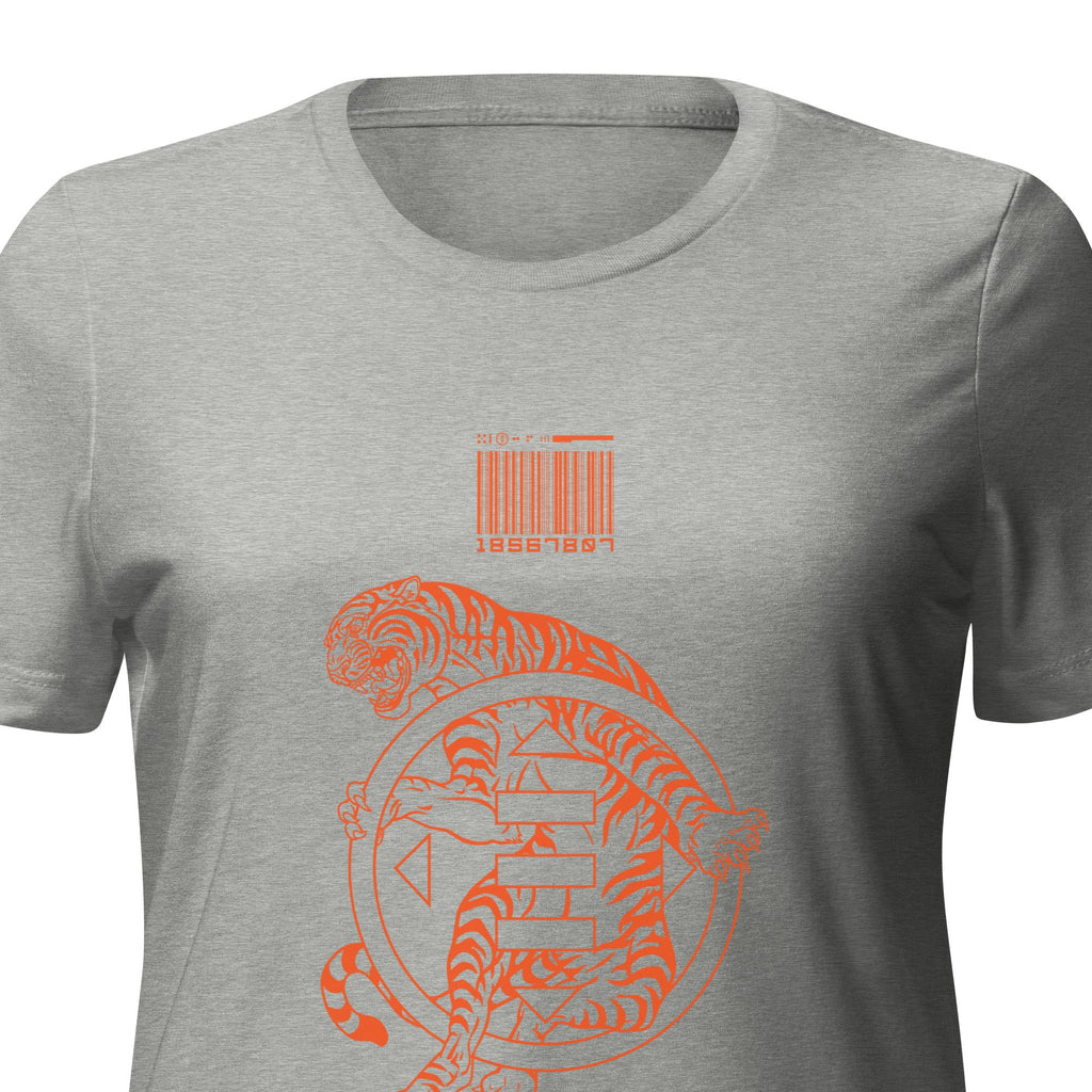 CYBER TIGER'S EYE 4.0 Women’s relaxed tri-blend t-shirt Embattled Clothing 