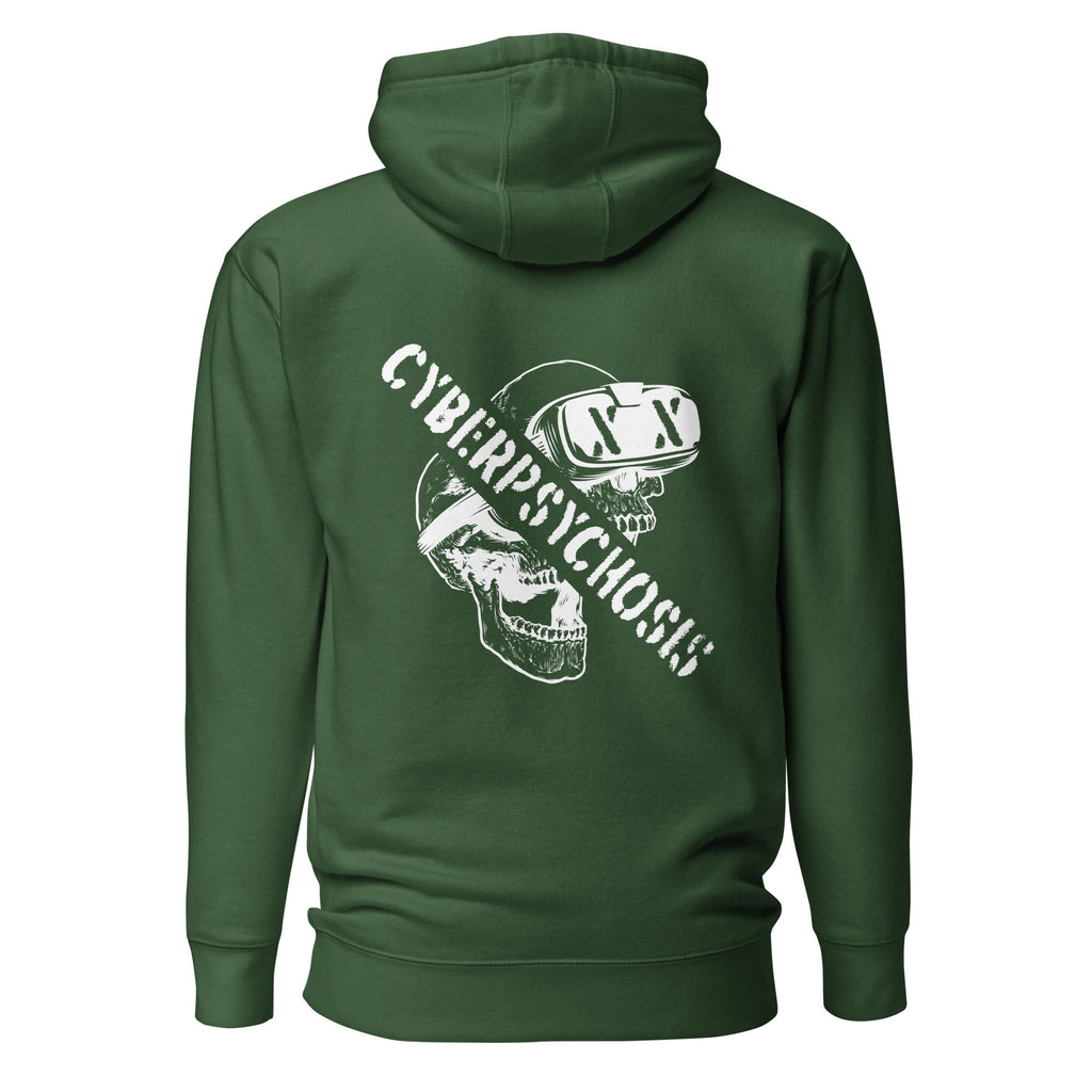 Cyberpsychosis 2.0 Hoodie Embattled Clothing Forest Green S 