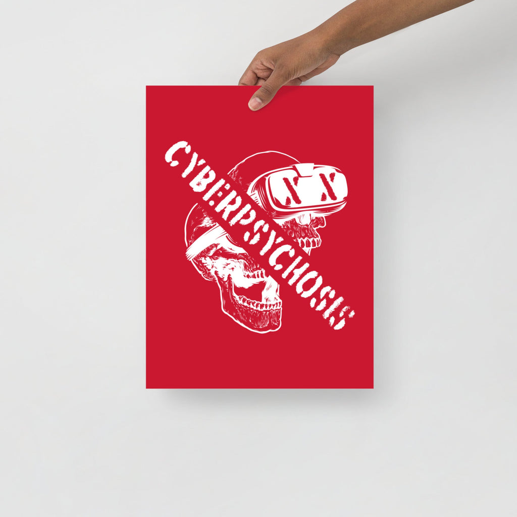 CYBERPSYCHOSIS (RED BAND) Poster Embattled Clothing 12″×16″ 