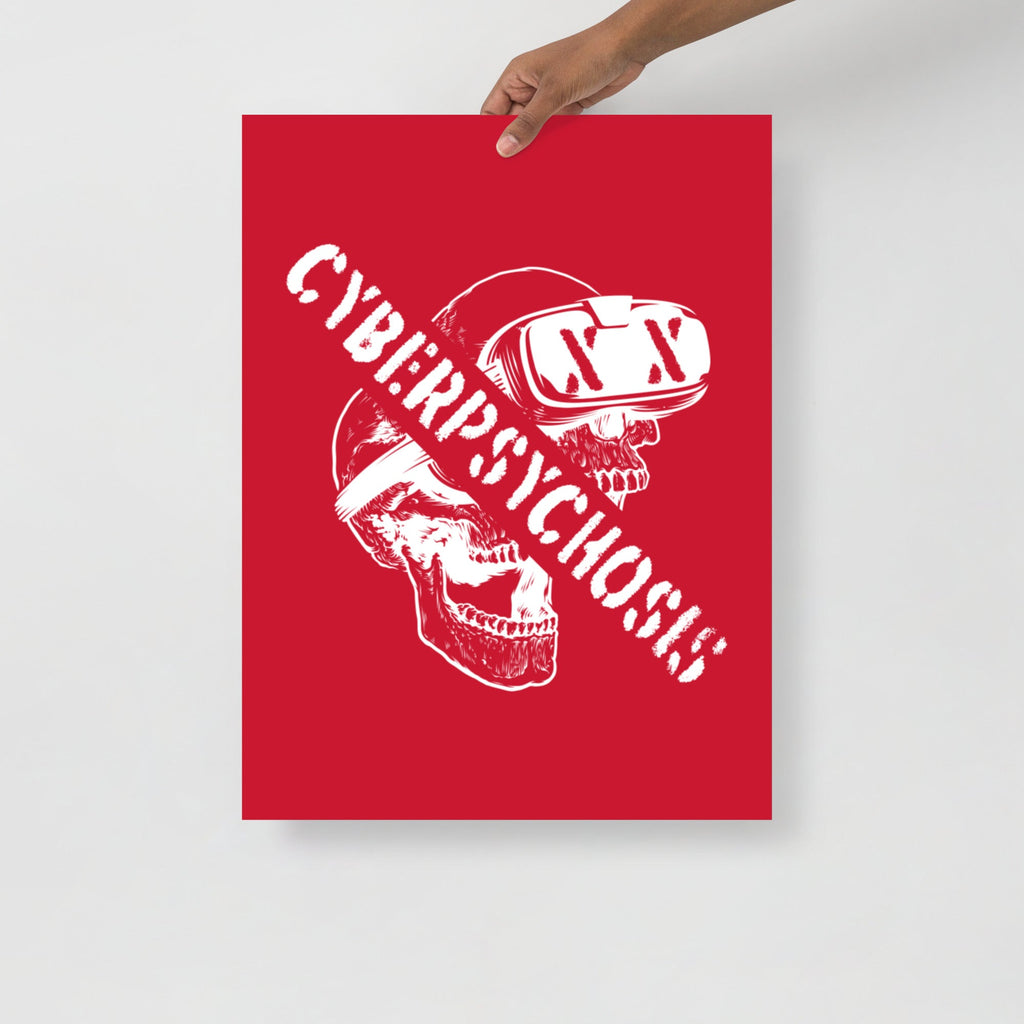 CYBERPSYCHOSIS (RED BAND) Poster Embattled Clothing 18″×24″ 