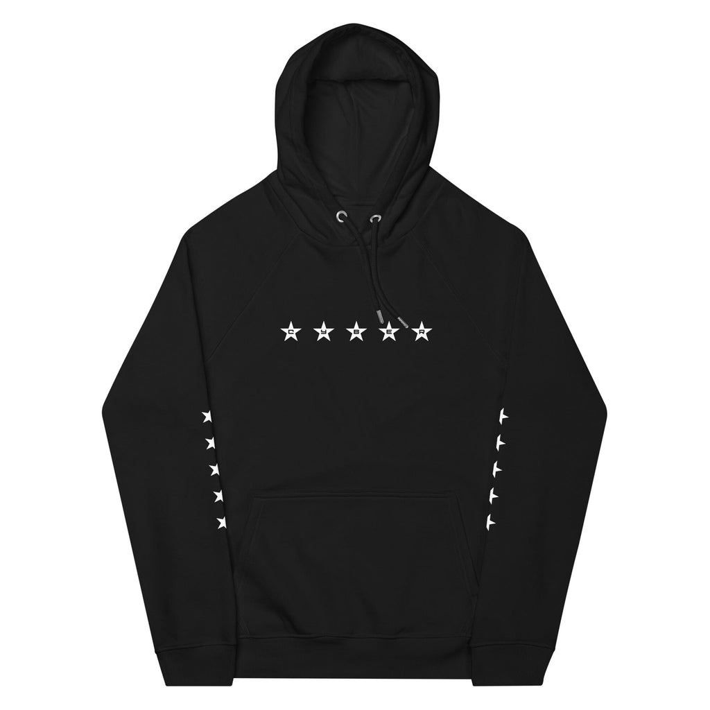CYBERPUNK 2049 5 START GENERAL eco raglan hoodie Embattled Clothing Black XS 