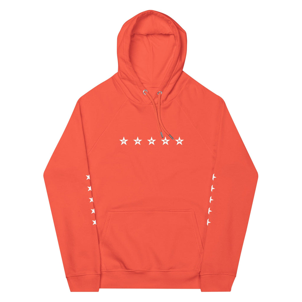 CYBERPUNK 2049 5 START GENERAL eco raglan hoodie Embattled Clothing Burnt Orange XS 