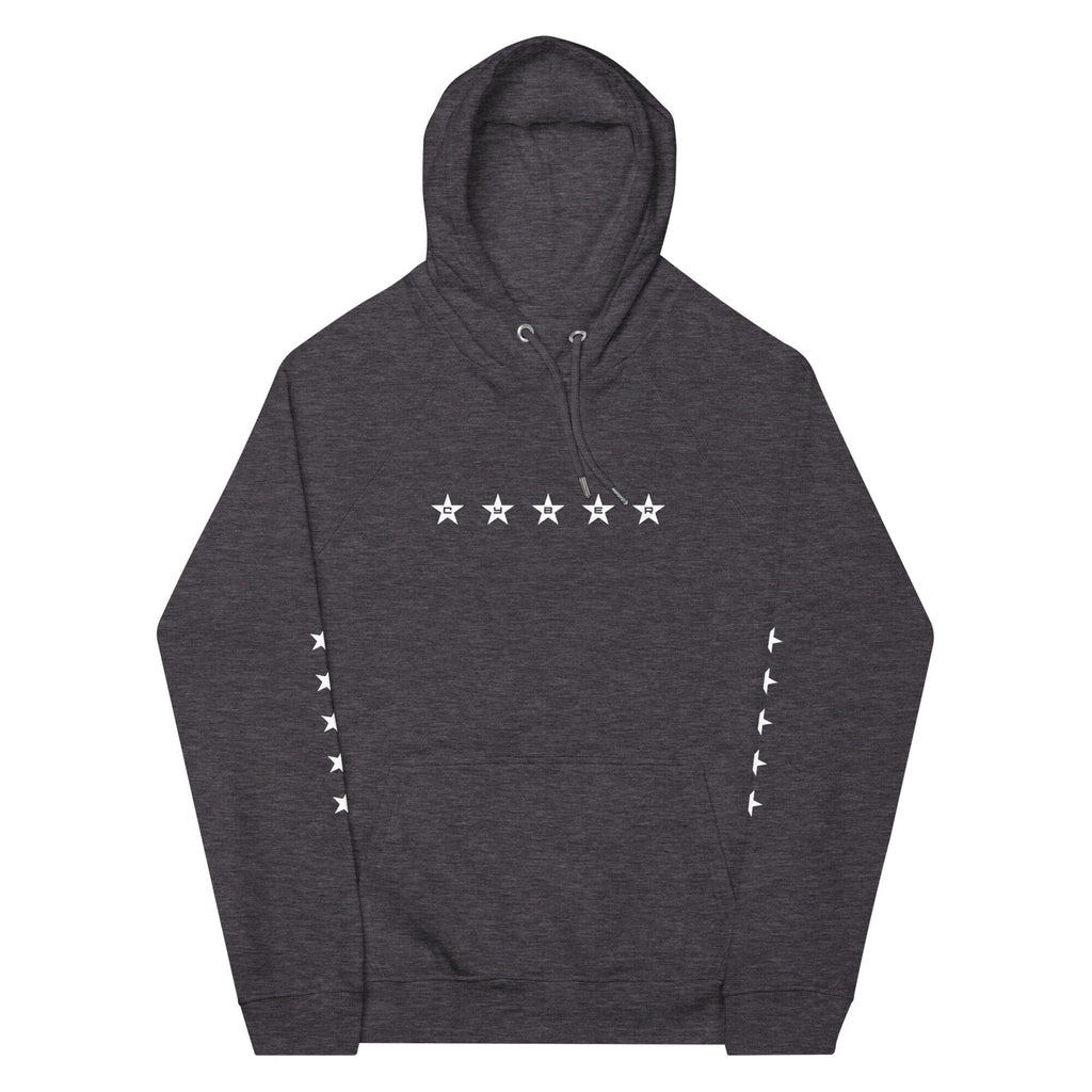 CYBERPUNK 2049 5 START GENERAL eco raglan hoodie Embattled Clothing Charcoal Melange XS 