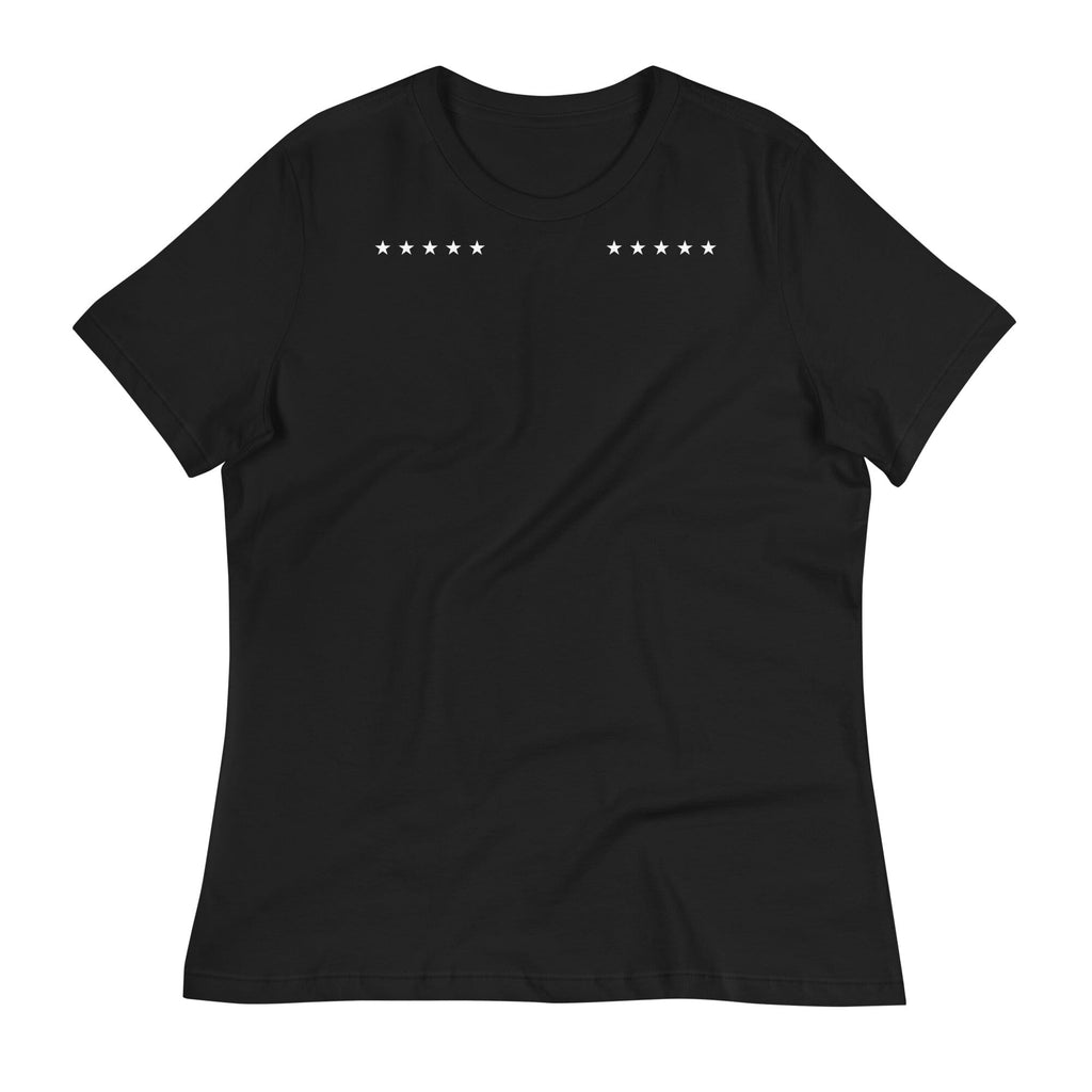 CYBERPUNK 2049 5 START GENERAL Women's Relaxed T-Shirt Embattled Clothing Black S 