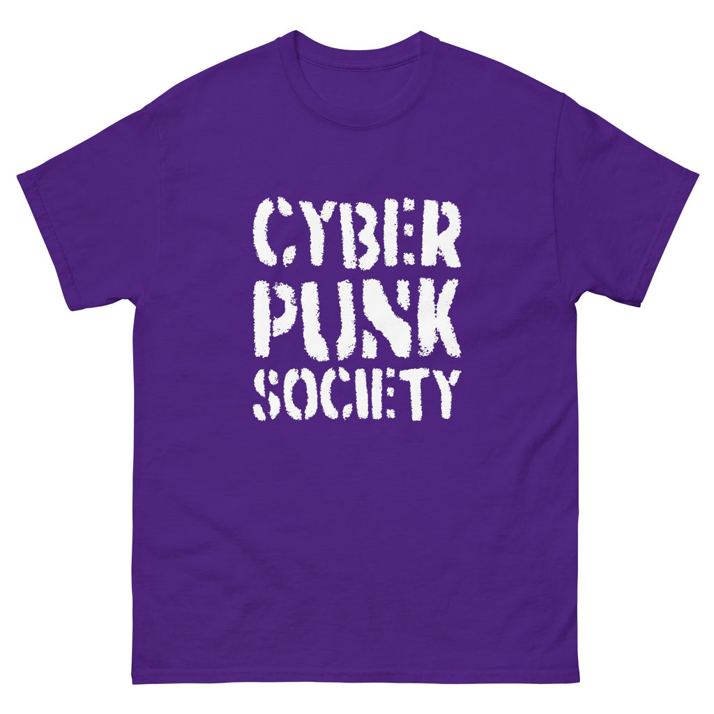CYBERPUNK SOCIETY 2.0 Men's classic tee Embattled Clothing Purple S 