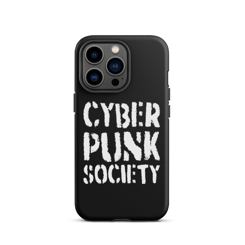 CYBERPUNK SOCIETY 2.0 Tough iPhone case Embattled Clothing iPhone 13 Pro 