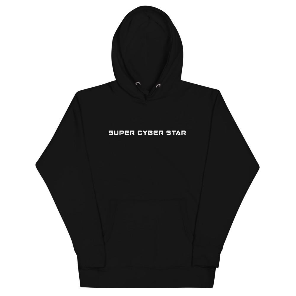 CYBERSPACE FAMOUS Hoodie Embattled Clothing Black S 