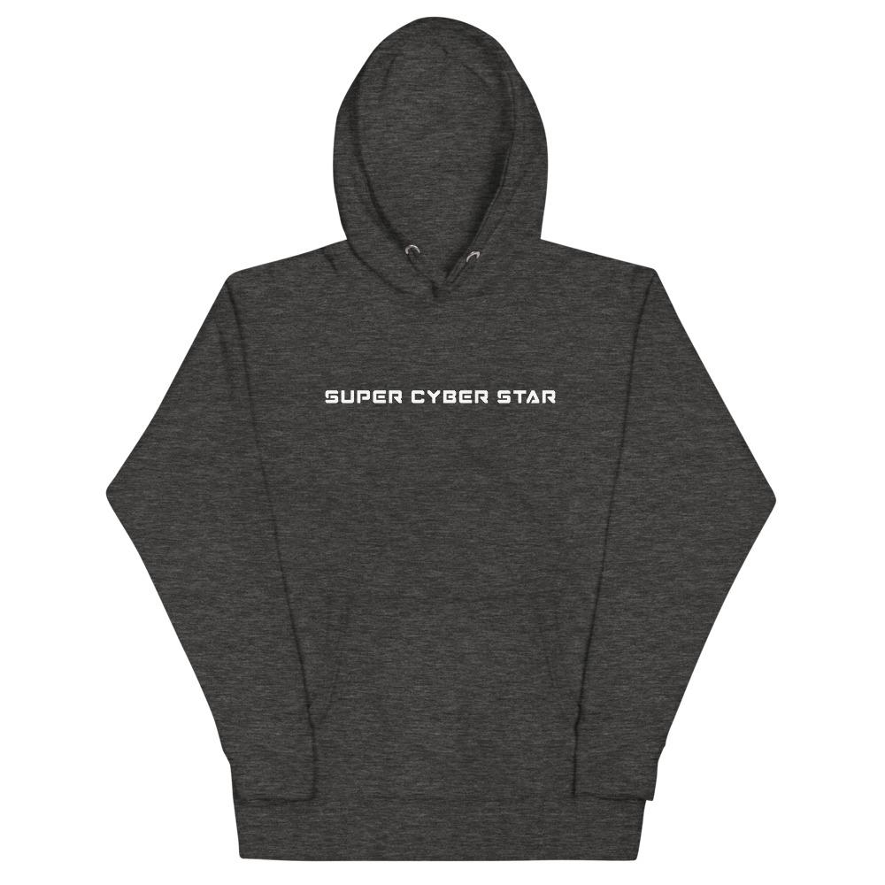 CYBERSPACE FAMOUS Hoodie Embattled Clothing Charcoal Heather S 