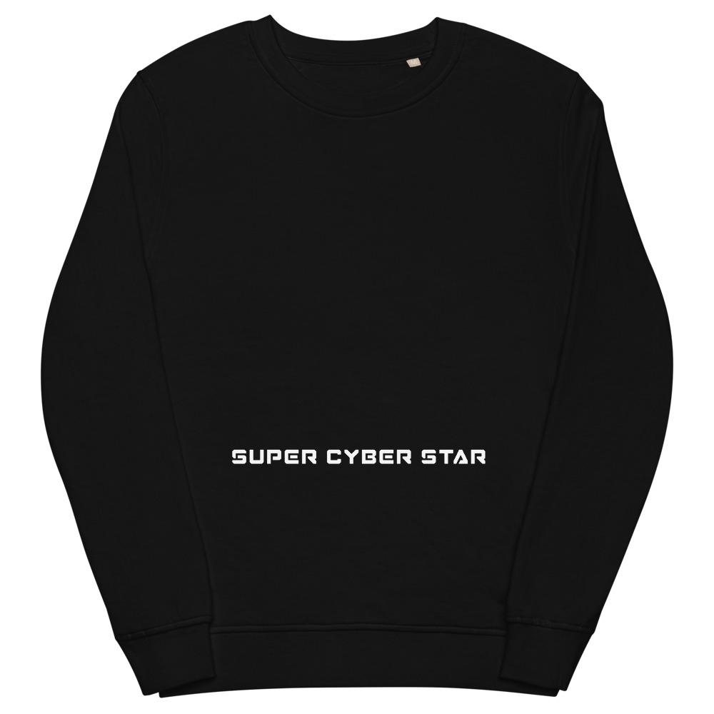 CYBERSPACE FAMOUS organic sweatshirt Embattled Clothing Black S 