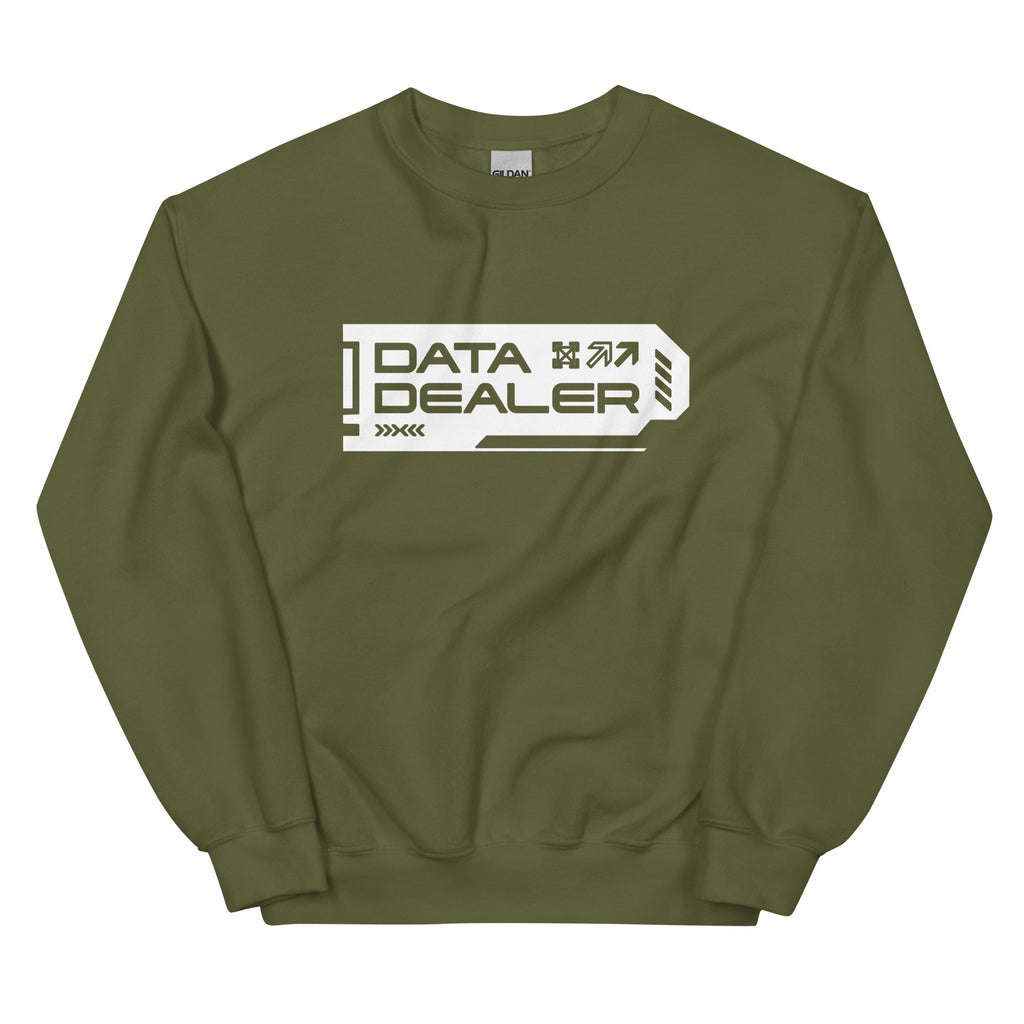 DATA DEALER 1.0 Sweatshirt Embattled Clothing Military Green S 