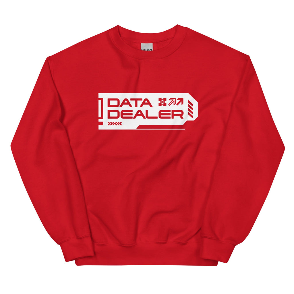 DATA DEALER 1.0 Sweatshirt Embattled Clothing Red S 