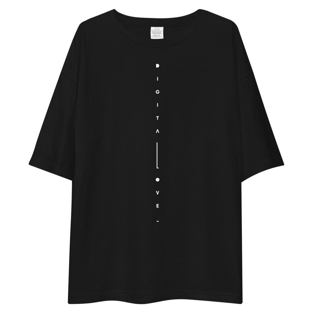 Digital Love Matrix oversized t-shirt Embattled Clothing Black S 