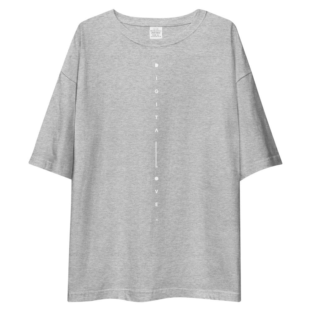 Digital Love Matrix oversized t-shirt Embattled Clothing Mixed Grey S 