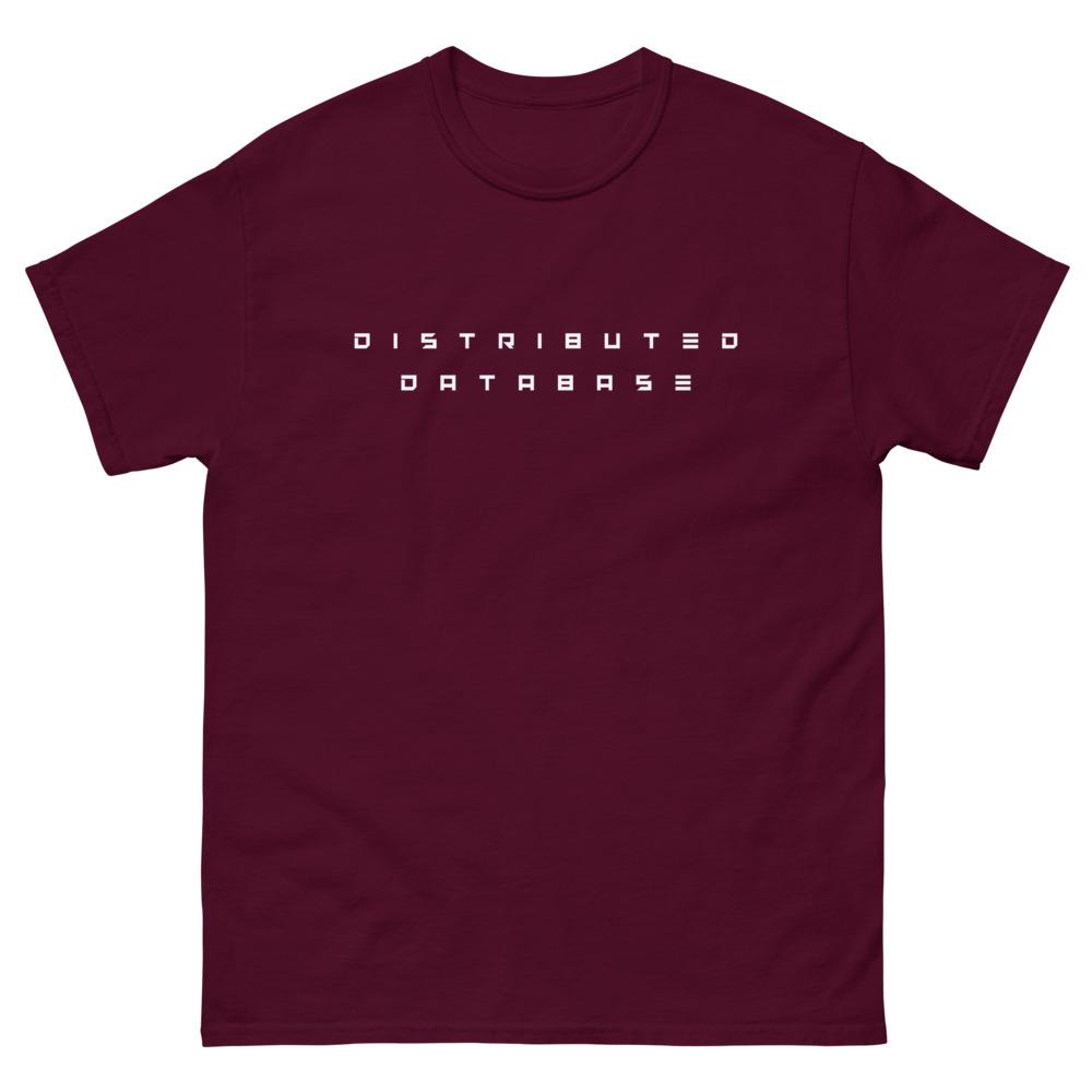 Distributed Database heavyweight tee Embattled Clothing Maroon S 