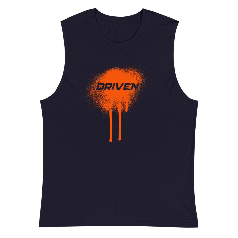 DRIVEN Muscle Shirt Embattled Clothing Navy S 