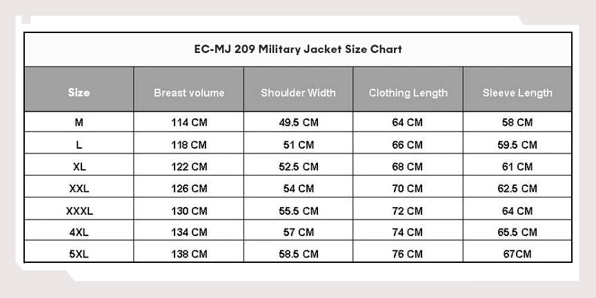 EC-MJ 209 Military Jacket Jacket Embattled Clothing 