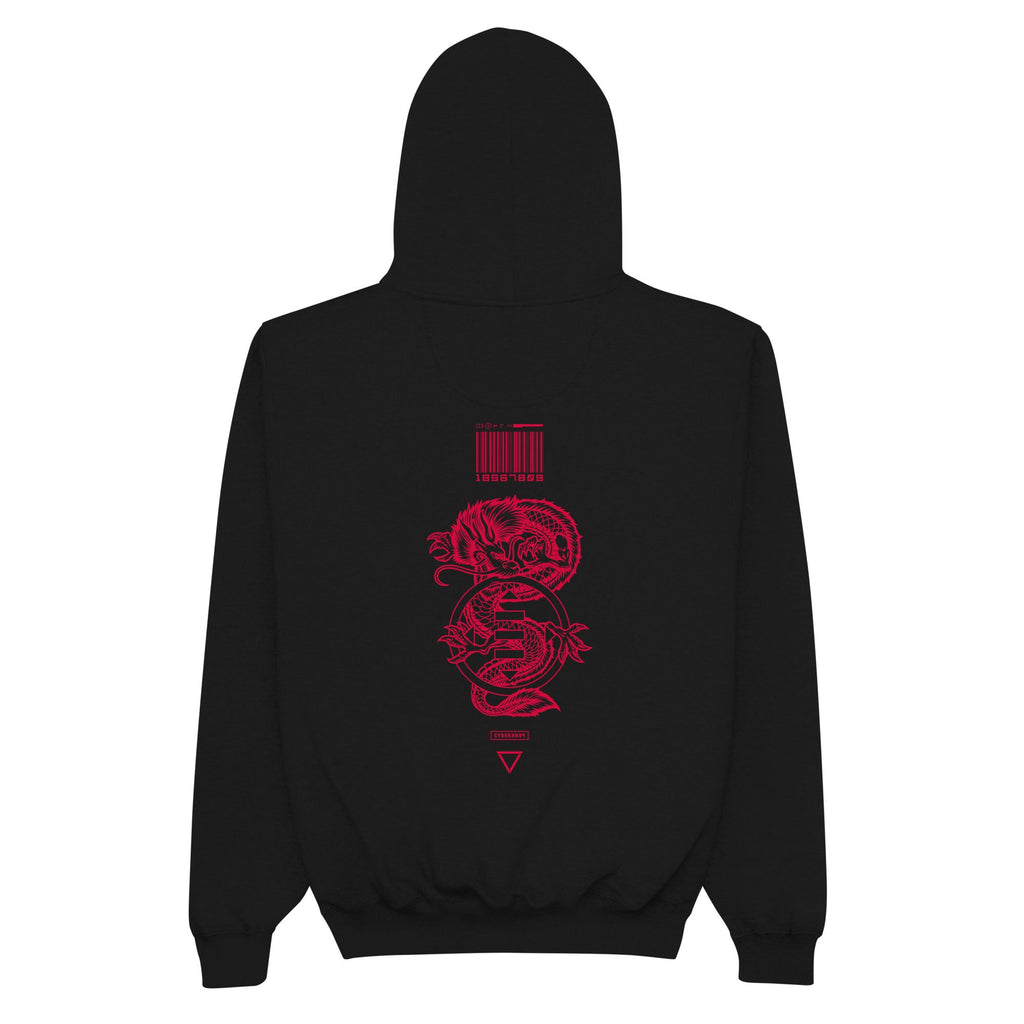 EC - NO FEAR MOTTO (CYBER RED II) Champion Hoodie Embattled Clothing Black S 