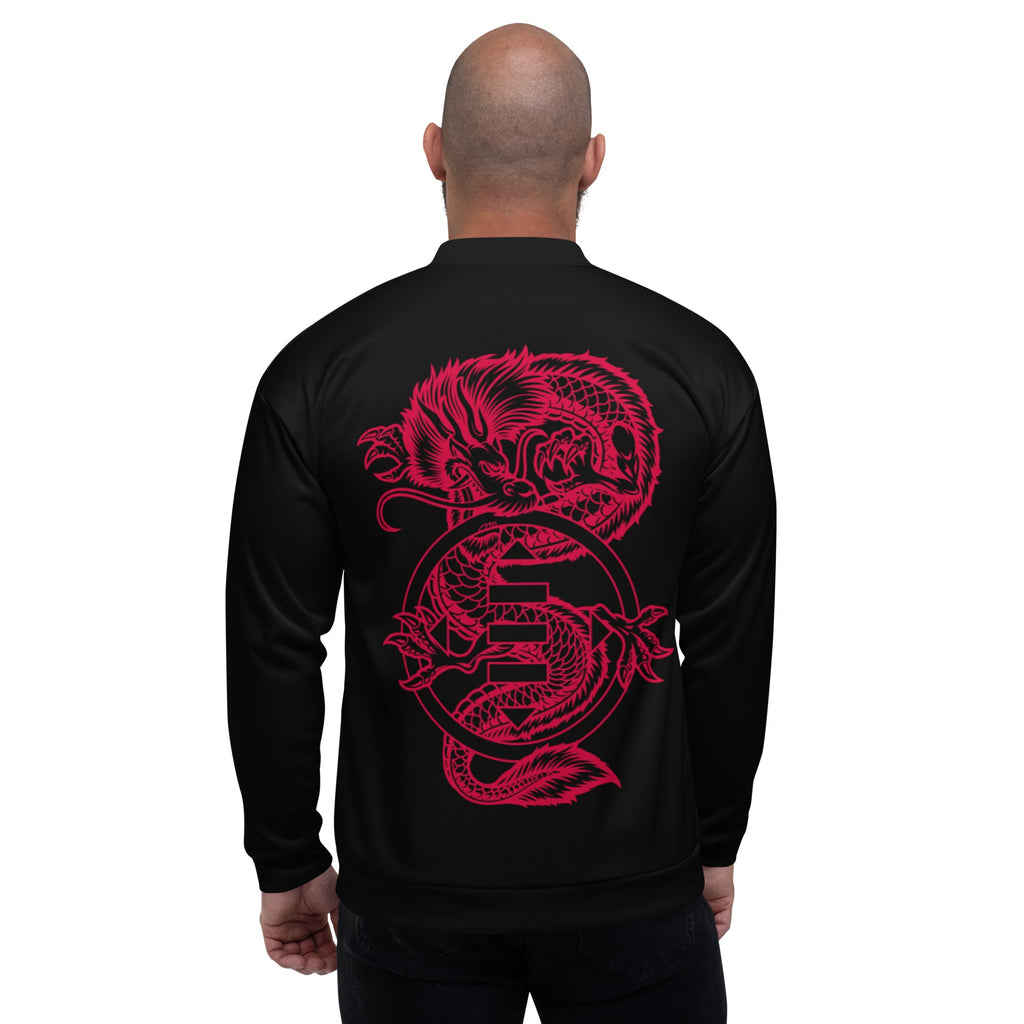 EC - NO FEAR MOTTO (NEO TOKYO RED) Bomber Jacket Embattled Clothing 
