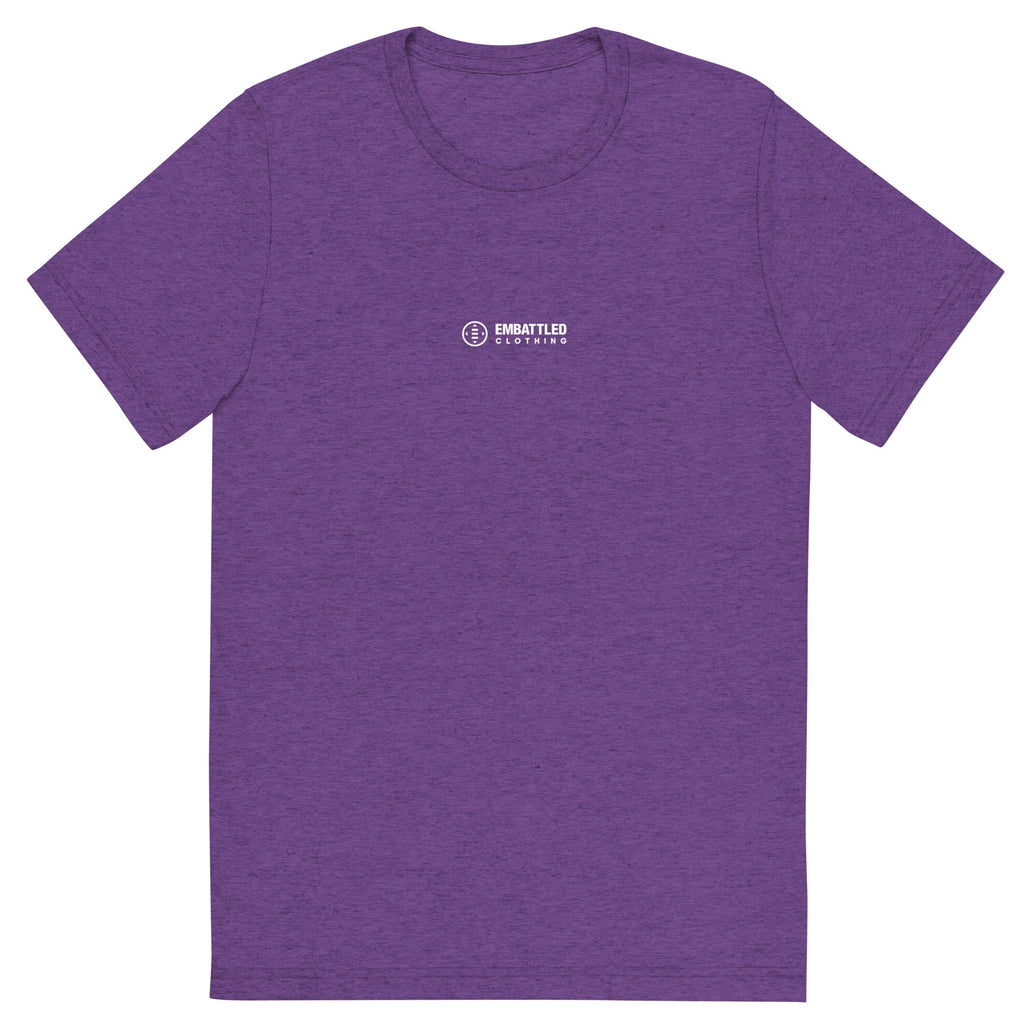 EC - PHASE IV Short sleeve t-shirt Embattled Clothing Purple Triblend XS 