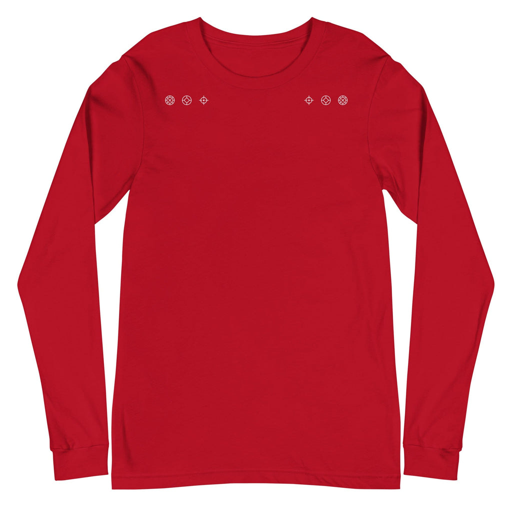 ELITE GAMER Long Sleeve Tee Embattled Clothing Red XS 