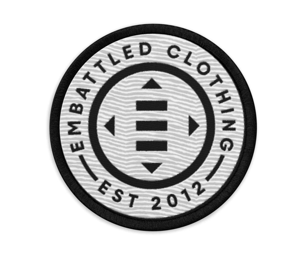 EMBATTLED CLOTHING EST 2012 Embroidered patches Embattled Clothing 