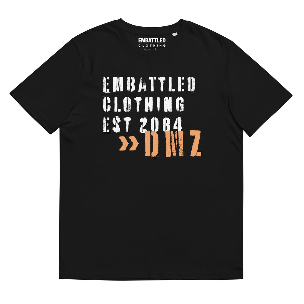 EMBATTLED CLOTHING EST 2084 - NO MORE WAR organic cotton t-shirt Embattled Clothing Black S 