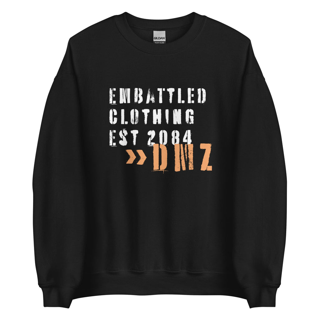 EMBATTLED CLOTHING EST 2084 - NO MORE WAR Sweatshirt Embattled Clothing Black S 