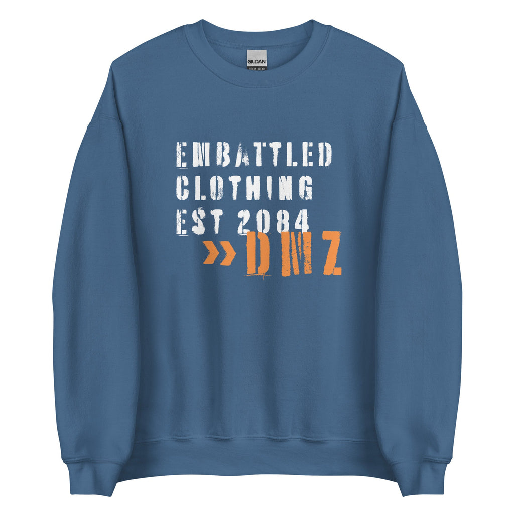 EMBATTLED CLOTHING EST 2084 - NO MORE WAR Sweatshirt Embattled Clothing Indigo Blue S 