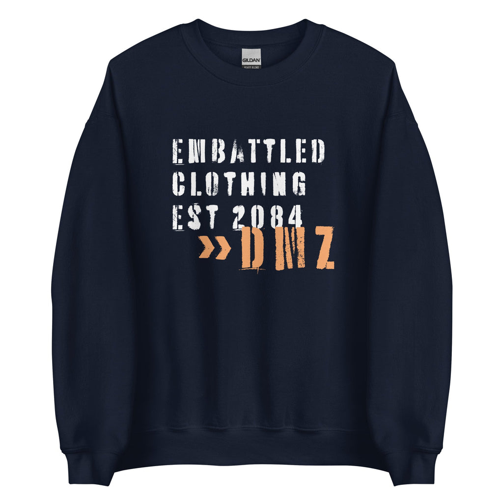 EMBATTLED CLOTHING EST 2084 - NO MORE WAR Sweatshirt Embattled Clothing Navy S 
