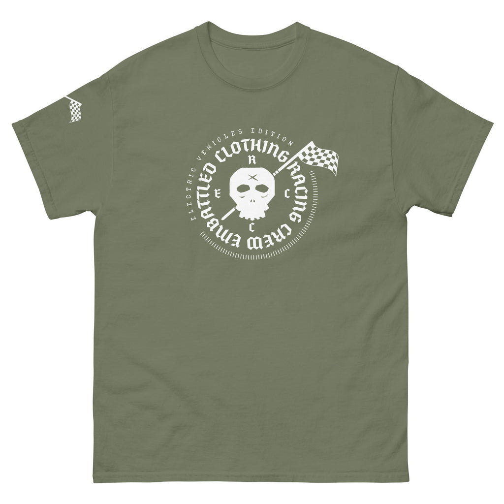 EMBATTLED CLOTHING EV RACING CREW Men's tee Embattled Clothing Military Green S 