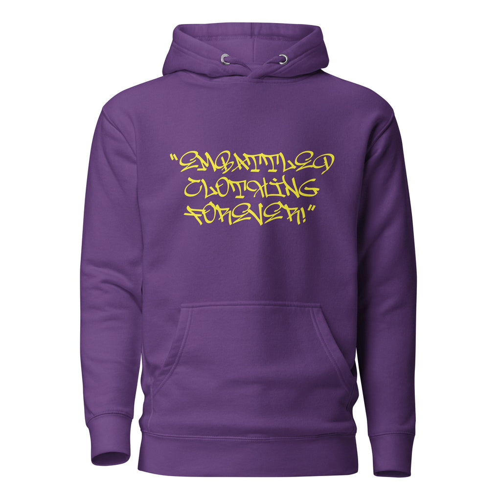 EMBATTLED CLOTHING FOREVER GRAFFITI Hoodie Embattled Clothing Purple S 