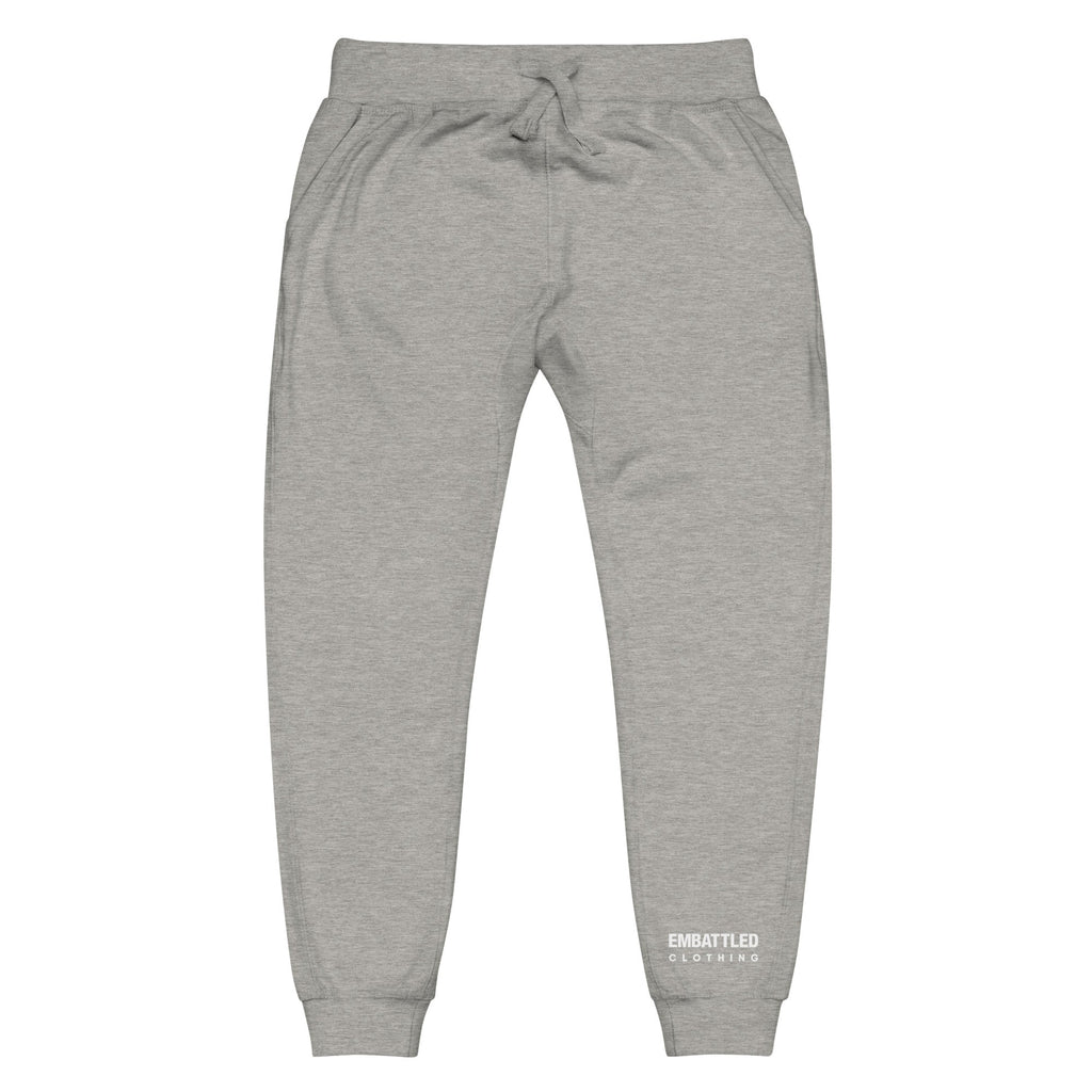 EMBATTLED CLOTHING LEGACY LOGO fleece sweatpants Embattled Clothing Carbon Grey XS 