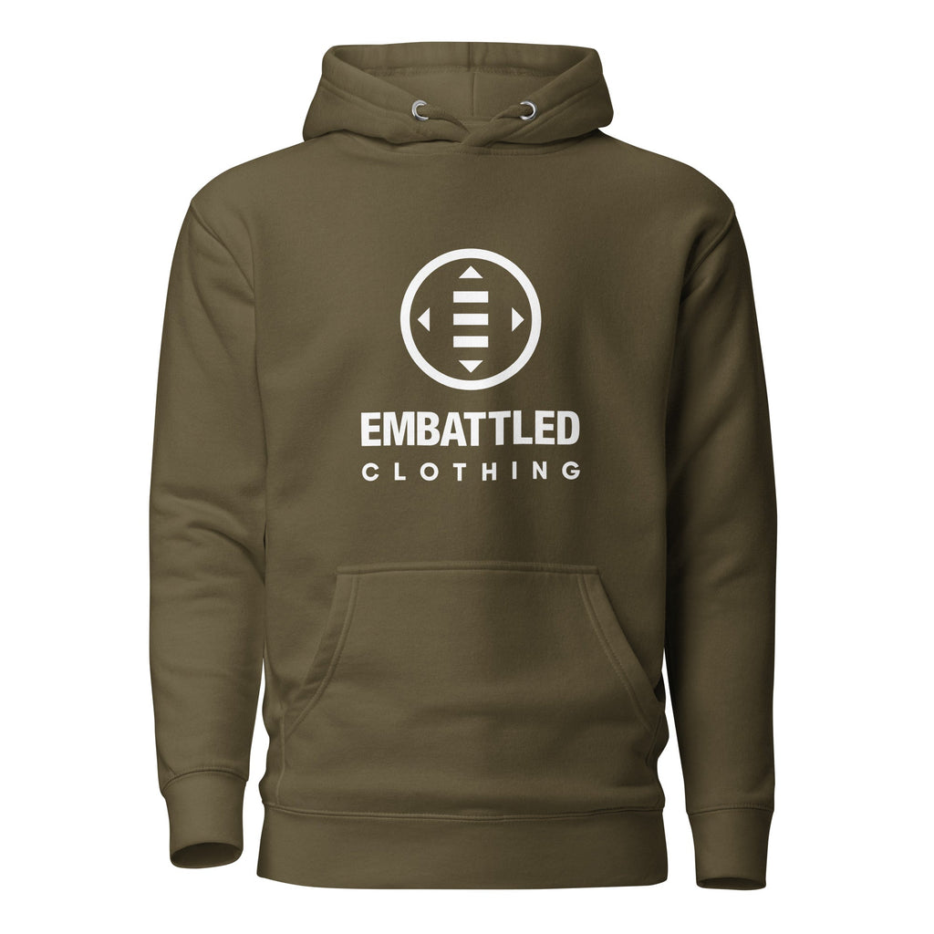 EMBATTLED CLOTHING LEGACY LOGO Hoodie Embattled Clothing Military Green S 