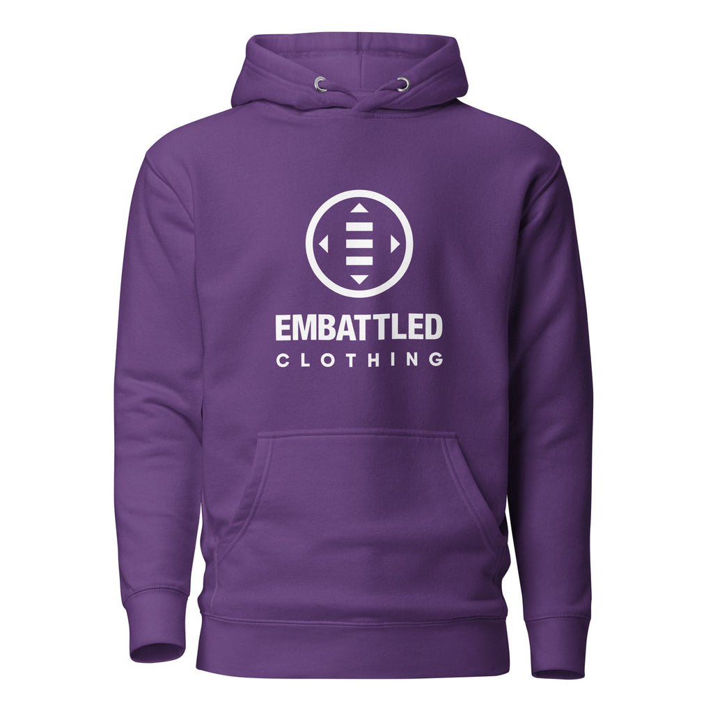 EMBATTLED CLOTHING LEGACY LOGO Hoodie Embattled Clothing Purple S 