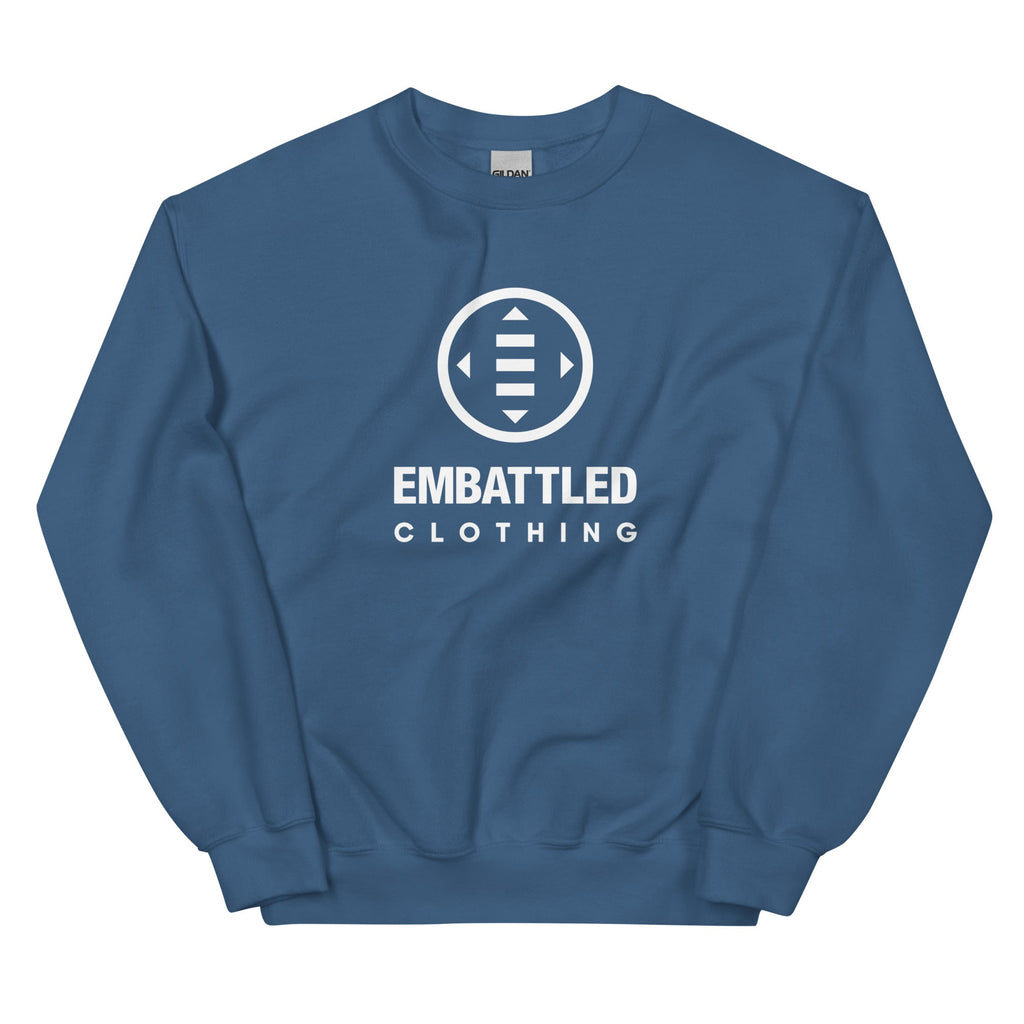 EMBATTLED CLOTHING LEGACY LOGO Sweatshirt Embattled Clothing Indigo Blue S 