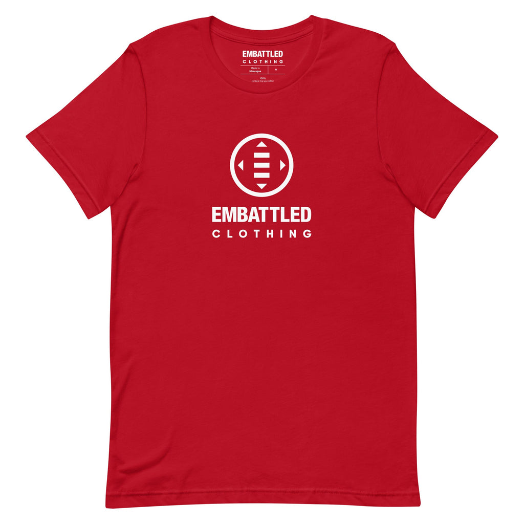 EMBATTLED CLOTHING LEGACY LOGO t-shirt Embattled Clothing Red XS 