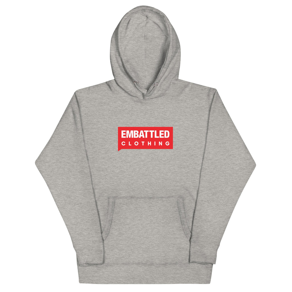 EMBATTLED CLOTHING RED BAND Hoodie Embattled Clothing Carbon Grey S 