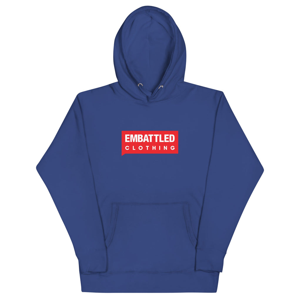 EMBATTLED CLOTHING RED BAND Hoodie Embattled Clothing Team Royal S 