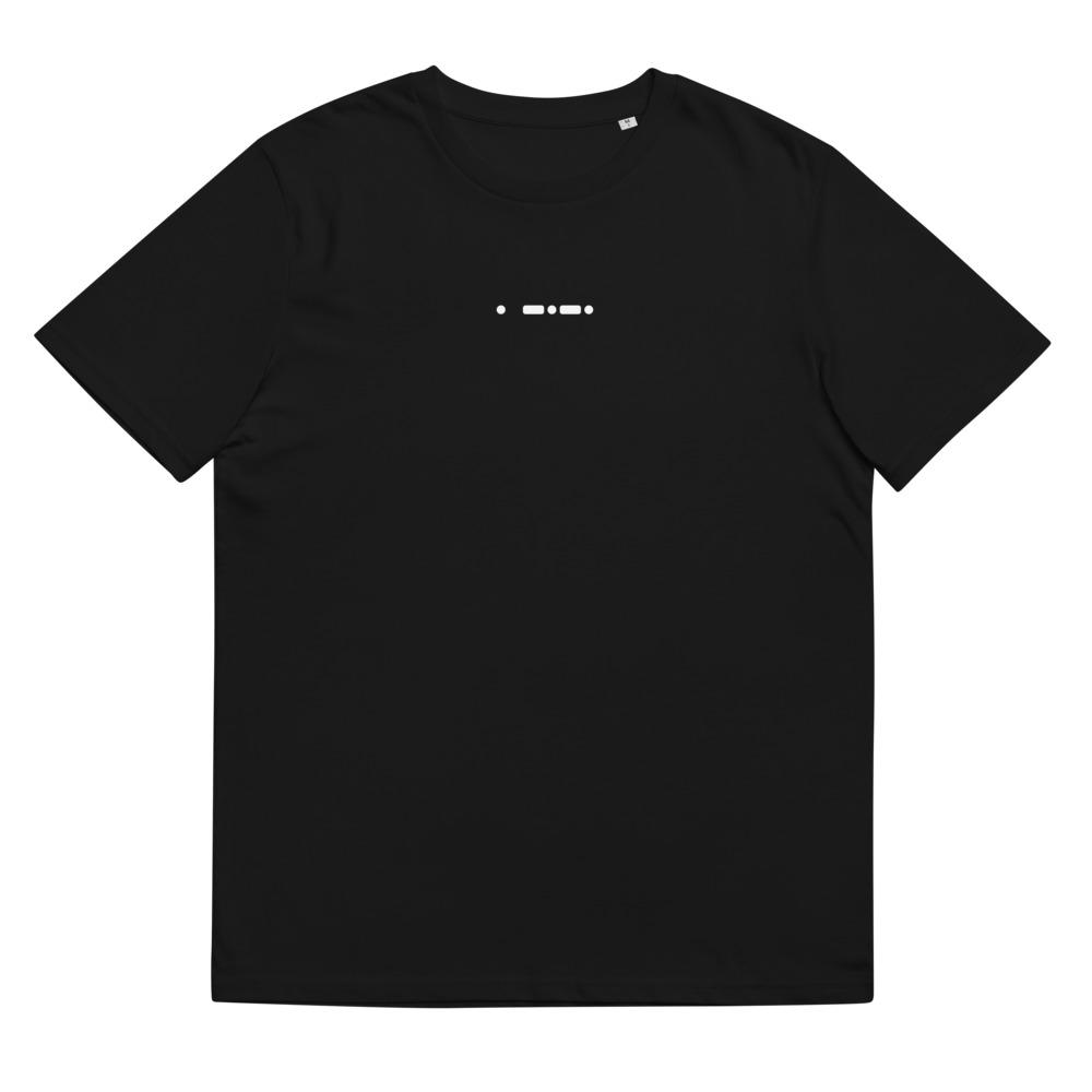 Embattled Code Speak organic cotton t-shirt Embattled Clothing Black S 