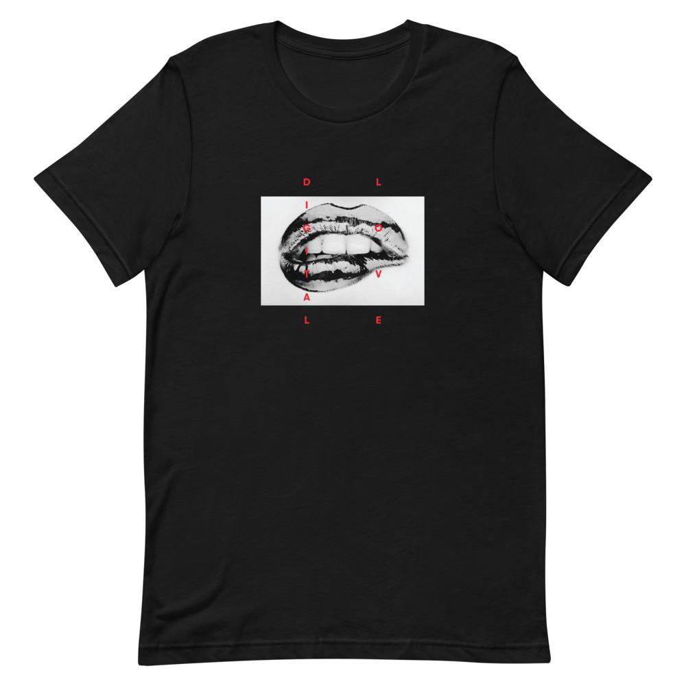EMBATTLED DIGITAL LOVE Short-Sleeve T-Shirt Embattled Clothing Black XS 