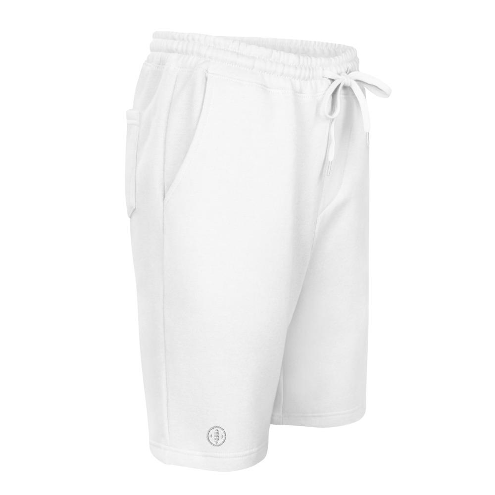 EMBATTLED ICON 0000 Men's fleece shorts Embattled Clothing White S 